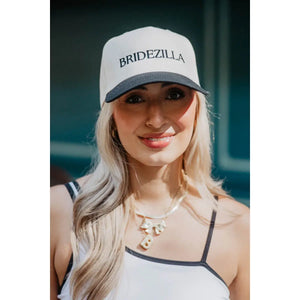 Bridezille Two Toned Retro Hat