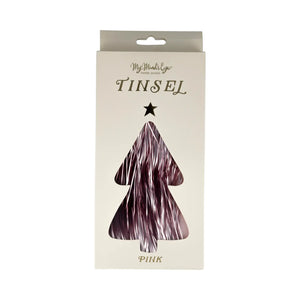 Pink Holiday Tinsel
