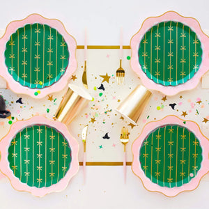 Emerald Green Signature Bow Small Plate