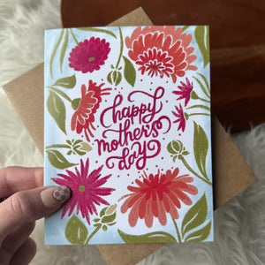 Happy Mothers Day Floral - Card