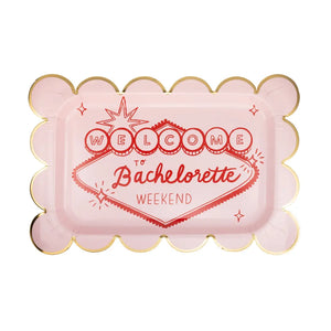 Bach Weekend scalloped plate
