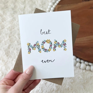Best Mom Ever - Card
