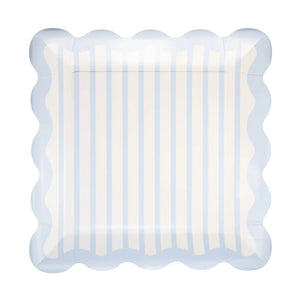 Blue Striped Plate
