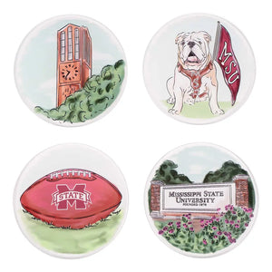 Bulldog Coaster Set