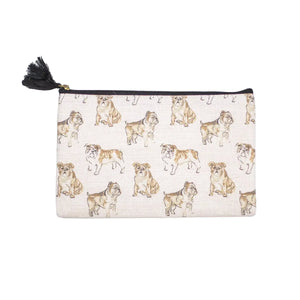 Forever Bulldog Cosmetic Case