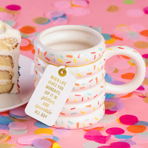 Dip it in Glitter Ceramic Coffee Mug
