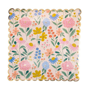 Floral Pattern Plate