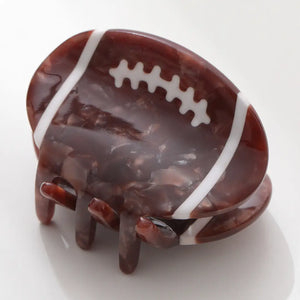 Football Mini Claw Clip