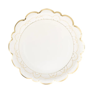 Gold Fancy Edge Plate