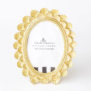 Gold Scalloped 5x7 Frame