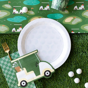 Golf Ball Paper Plate