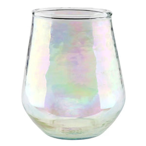 Grey Luster Wine Glass - Iridescent