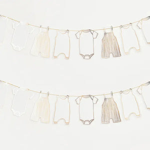 Gold Foiled Baby Garland