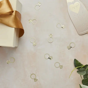 Gold Ring Table Confetti