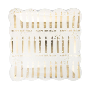 Happy Birthday Candle Plate