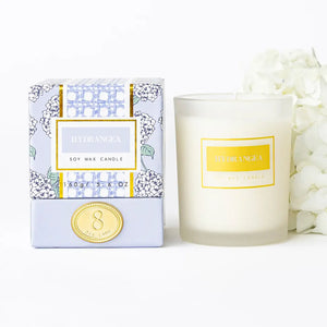 Hydrangea Soy Wax Candle