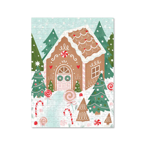 Gingerbread Candy Cottage Puzzle