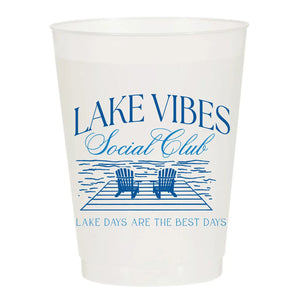 Lake Vibes Social Club Frosted Cups