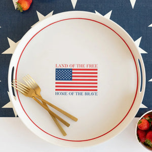 Land of the Brave Reusable Tray