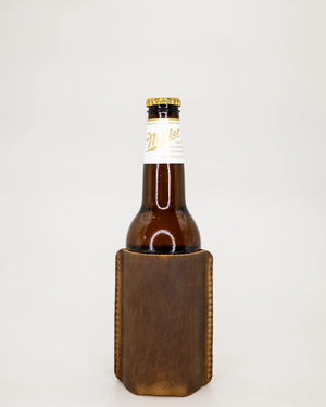 Leather Sewn Koozie