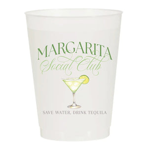 Margarita Social Club Frosted Cups