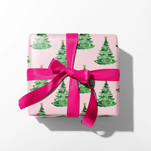 Pink Christmas Gift Wrap