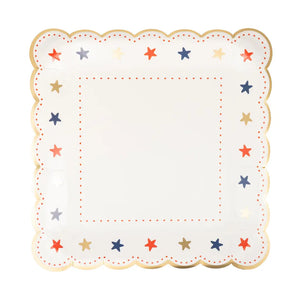 Scalloped Star Plates