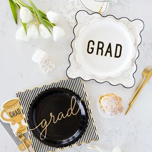 Striped Grad Plate