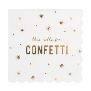 This Calls for Confetti Cocktail Napkin