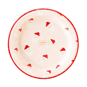 Whimsy Santa Scattered Santa Plate