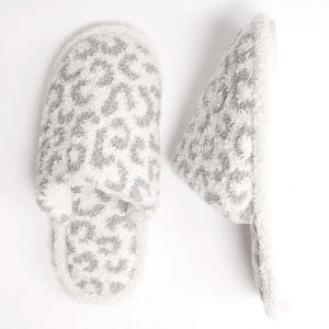 Winter Leopard Slipper