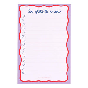 Be Still and Know Notepad