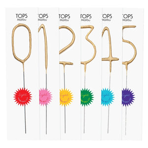 Grande 12" Gold Number Sparkler Candle