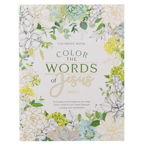 Coloring Book: Color the Words of Jesus