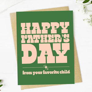 Happy Fathers Day - Card