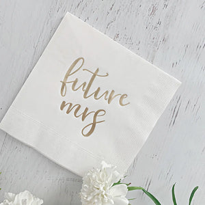 Future Mrs. Bridal Shower Luncheon Napkin