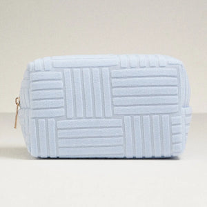 Luxe Terry Fabric Pouch - Medium