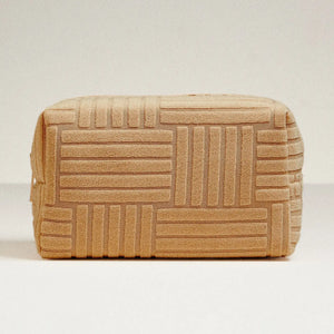Luxe Terry Fabric Pouch - Medium