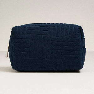Luxe Terry Fabric Pouch - Medium