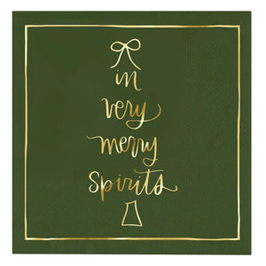 Merry Spirit Cocktail Napkin
