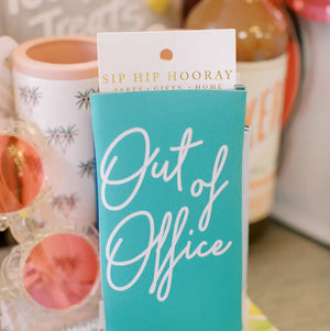 Out of Office Slim Can Koozie