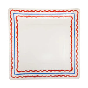 Red and Blue border plate set