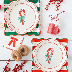 Red Bow Cocktail Napkin