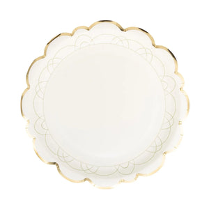 Gold Fancy Edge Plate