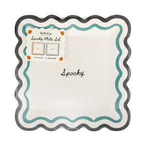 Boo & Spooky Plate Set