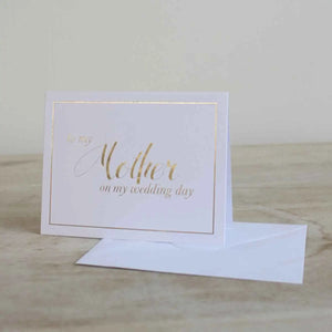 To My Mother Classic Notecard