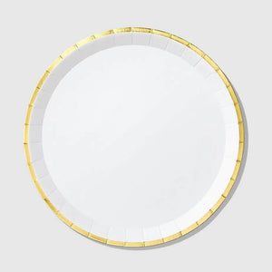 White and Gold Classic Small Plates