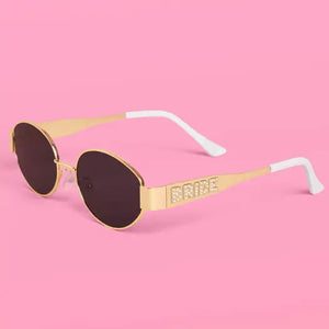 Golden Bride Sunnies - Pearl Embossed